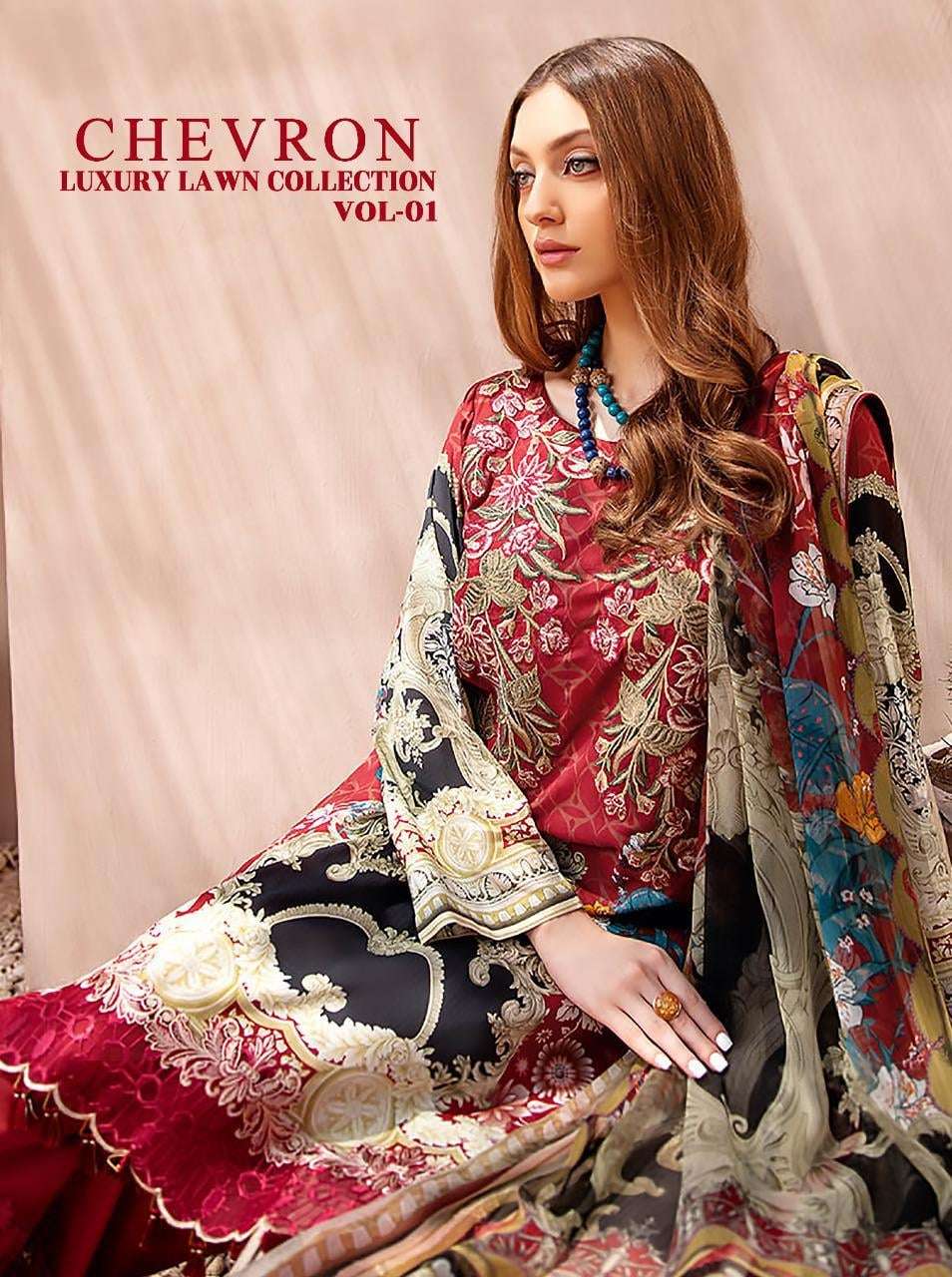 Shree Fab Chevron Luxury Lawn Collection Vol 1
